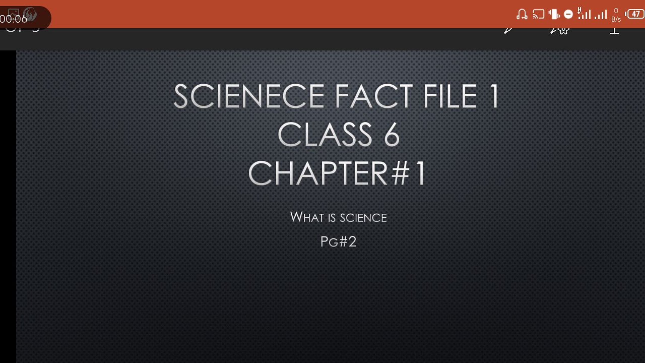 Science fact file 1 chap#1 topic #science - YouTube