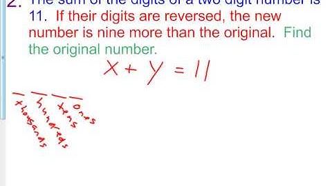 3 2 Day 2 B #2 Two Digit Original and reversed numbers