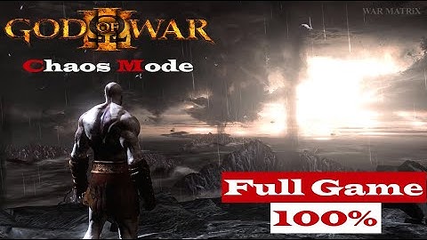God of War 3 Remastered - Full Game Walkthrough | CHAOS MODE Difficulty 🔥 | All Cutscenes + Ending ✔