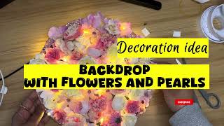 DIY Ganpati backdrop | decoration idea| craft idea