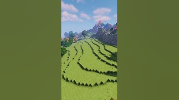How to Terraform in Minecraft! Preparing for a new huge field | GAP FILLERS #Short