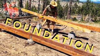 Making Beams, & A TRUE Charging Bear…Story. Solo Off Grid Cabin Build.