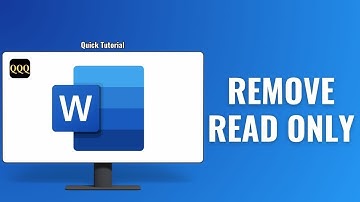 How to Remove Read Only on a Word Document