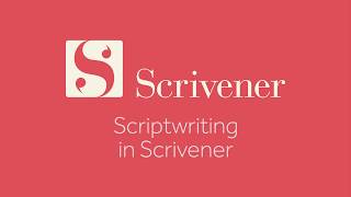 Scriptwriting  Scriptwriting In Scrivener