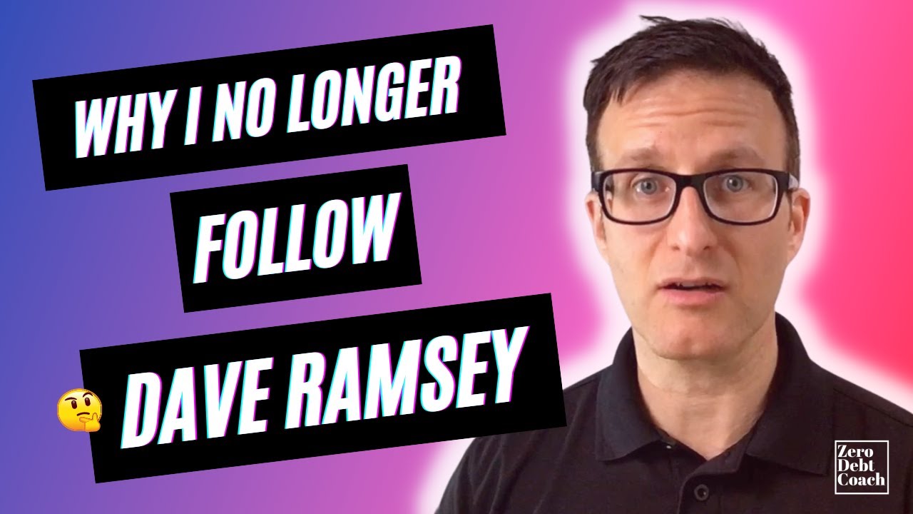 Why I No Longer Follow Dave Ramsey