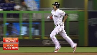 NYM@MIA: Stanton blasts a solo shot to open scoring