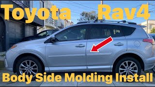 How To Install A Body Side Molding Kit On A Toyota Rav4