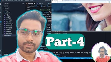 Website design using #html and #css part-4 #andytechshow #hindi