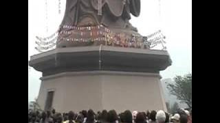 Peresmian Pratima Buddha Maitreya 72 Meter di tanah suci Er Mei