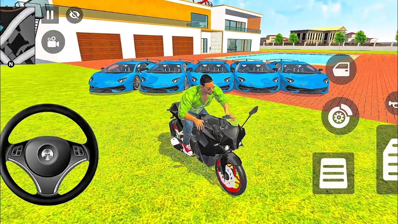 🚨🤯Franklin order by 6️⃣ supar car🚗 and bike 💨 simulator game 🎮 🇮🇳India thefts car 🚗simulator game 🎮🎯