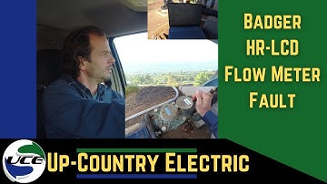 Badger HR-LCD Flow Meter Fault