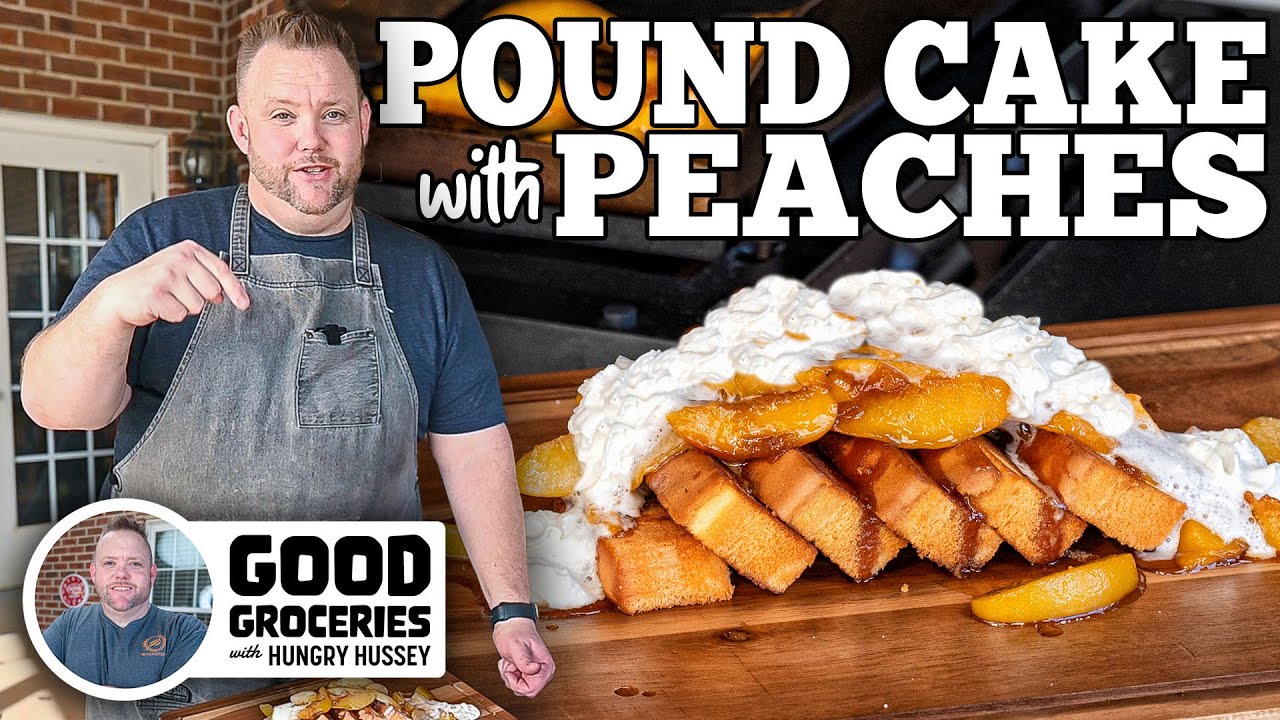 Griddled Pound Cake with Peaches Blackstone Griddles YouTube
