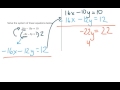 Solving Systems of Linear Equations
