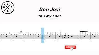 Its my Life  - Bon Jovi Drum Score Resimi