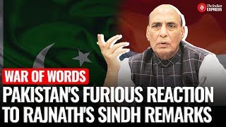 Pakistan Strongly Reacts Rajnath Singhs Remarks On Sindh, Calls Them Delusional Expansionist
