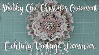 Shabby Chic Christmas Ornament | OLLVT