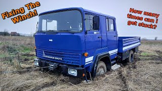 Magirus Deutz - Fixing The Winch And Testing It