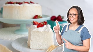 You know how most angel food cakes buy from the store taste kinda
rubbery? this is not that cake.this cake lightest, fluffiest, and
mos...