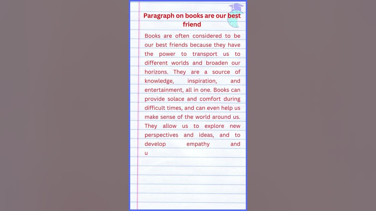 Paragraph On Books Are Our Best Friend YouTube paragraph-on-books-are-our-best-friend-youtube