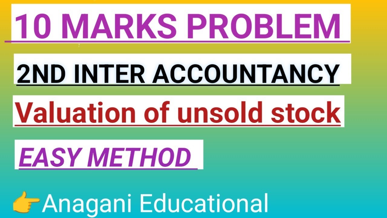 💥 10 marks problem  2nd Inter Accountancy | Consignment accounts 