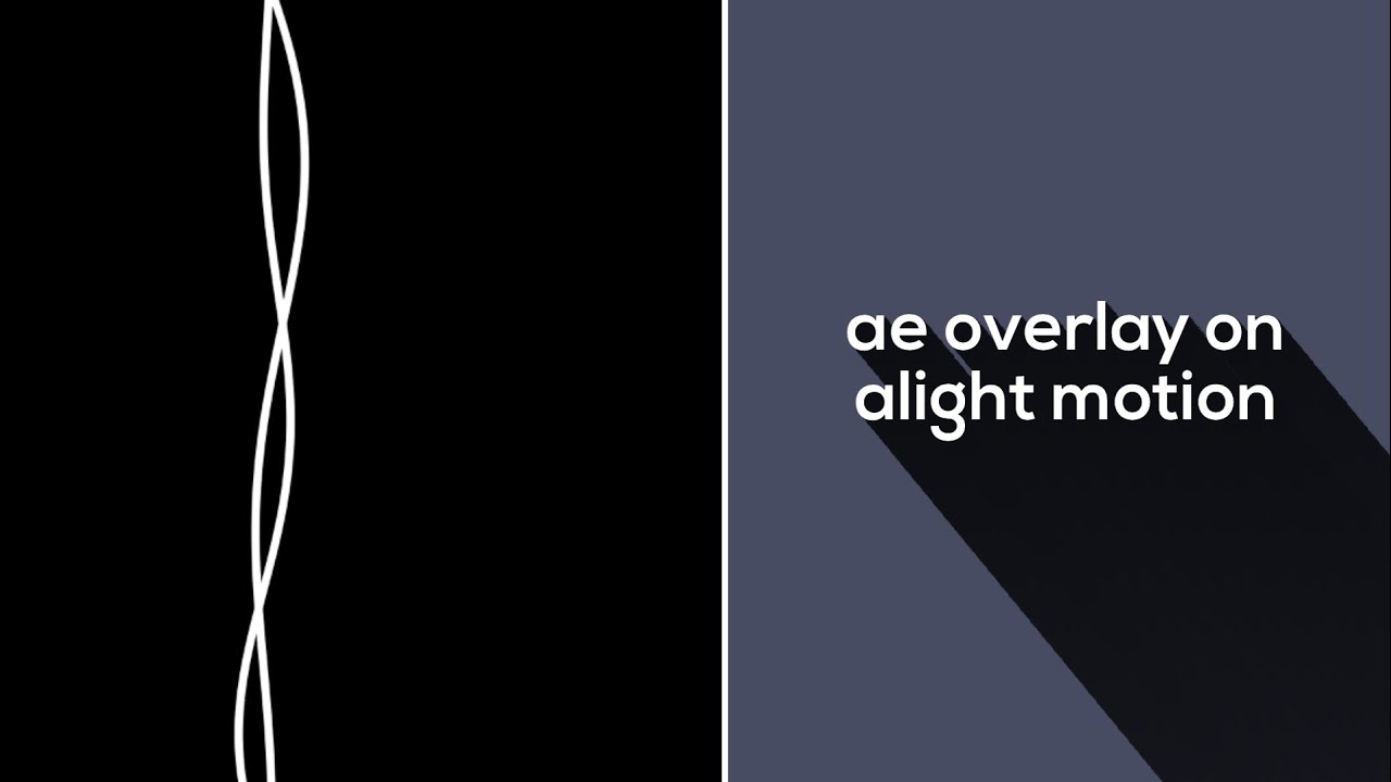 ae like overlay tutorial | alight motion - YouTube