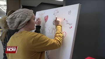 OSU Lima students take part in "Buckeye Love" to promote kindness and volunteering in the community