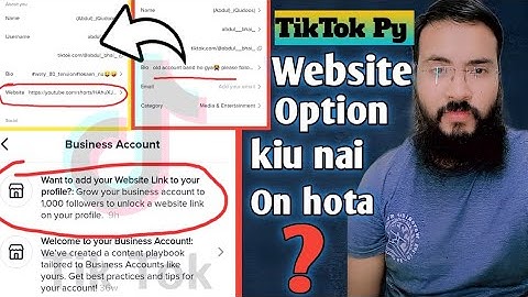 Clickable Website Link on TikTok Profile || How to add a link to TikTok bio in Urdu & Hindi