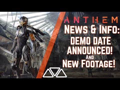 Anthem 뉴스 및 정보: 데모 날짜 발표! & 새로운 게임 플레이 영상!