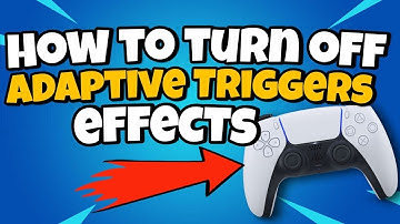 How To Turn OFF Adaptive Triggers Effects on PS5 Controller 2023