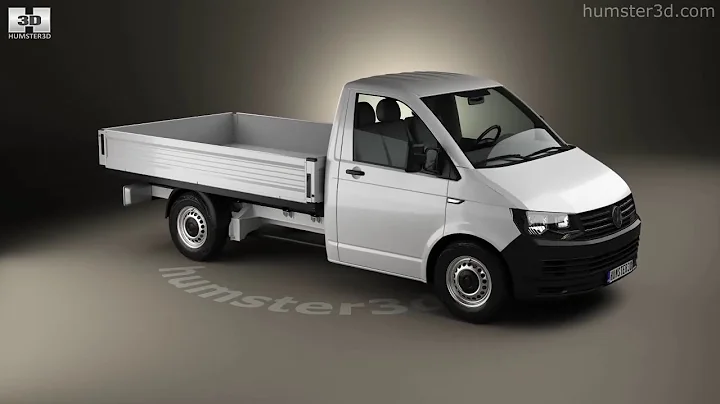 Volkswagen Transporter (T6) Single Cab Pickup L2 2019 3D model by 3DModels.org