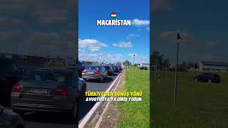 06.09.2025 Yerel Saat 1321 Macaristandan Avusturyaya Giriş Biraz Yoğun