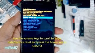Moto G3 - How to Factory Reset via hardware || Pattern unlock || Hard reset and Factory Reset screenshot 3