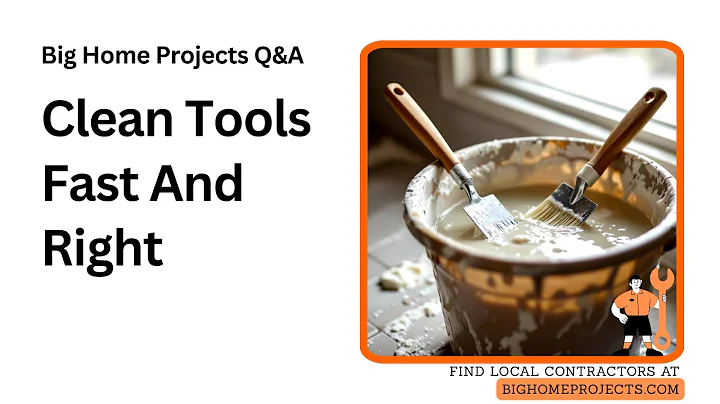 Fast Thinset Slurry Bucket Cleanup Guide