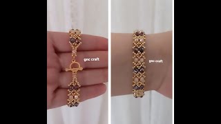 : CIFT SIRA KRISTALLI BILEKLIK DOUBLE ROW CRYSTAL BRACELET