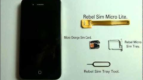 iPhone 4 Rebel Pro Micro Unlock simcard