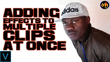 How to add effects to multiple clips sony vegas