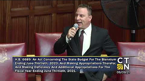 Senator Rob Sampson Explains the Perils of the CT State (def. not “no-tax”) Budget  6 9 21