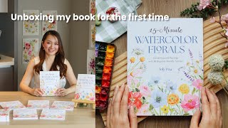I Finally Held My First Watercolor Book (I Got a Bit Emotional) 🥹🌸