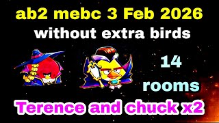 Angry Birds 2 Mighty Eagle Bootcamp Mebc 3 Feb 2026 Without Extra Birds Terence And Chuck X2