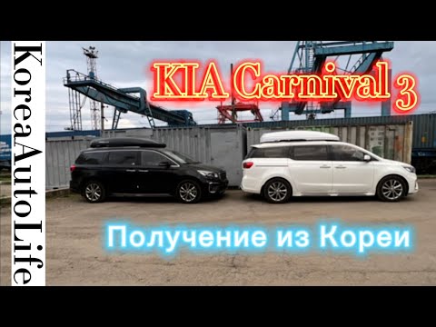 Получение авто из Кореи KIA Carnival - отзывы владельцев