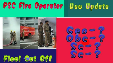 WB PSC Fire Operator Final cut off..Update