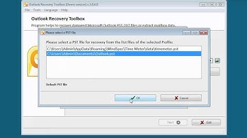 Outlook Recovery Toolbox video demo