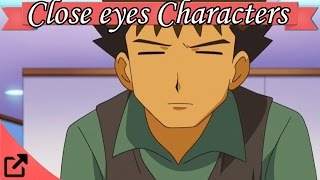 Top 10 Anime Characters With Eyes Always Shut Youtube