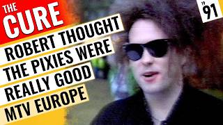 Robert Smith (The Cure) - Interview 1991 - Pixies Concert in London - MTV News 🇬🇧 MTV Europe