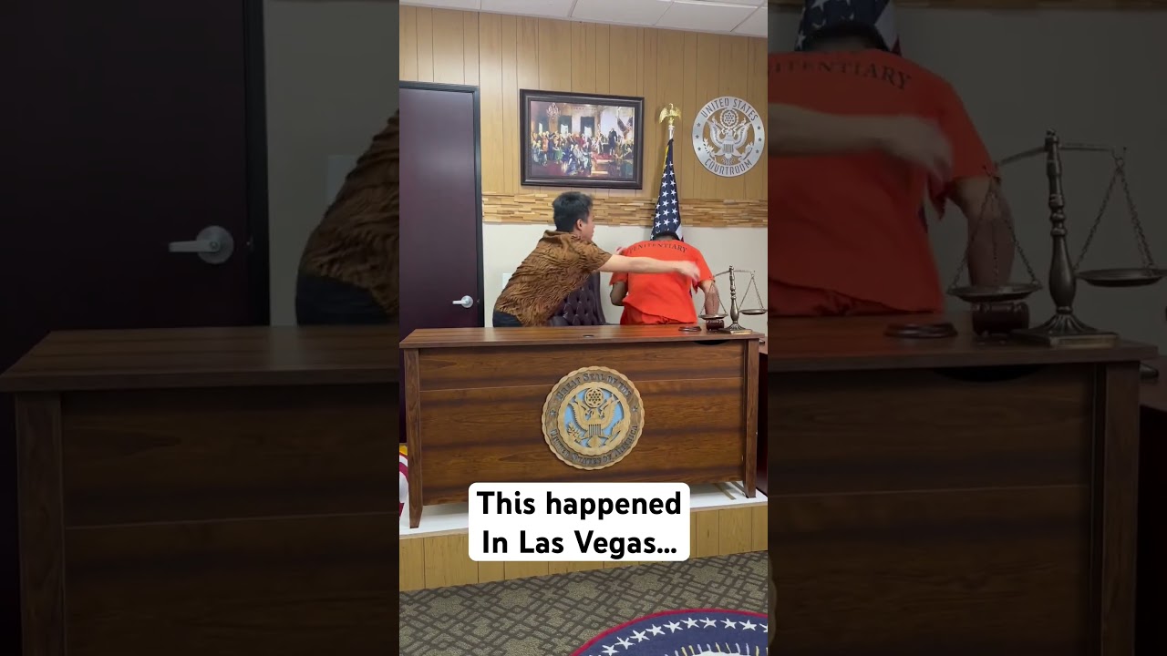 Guy jumped at the judge in court 