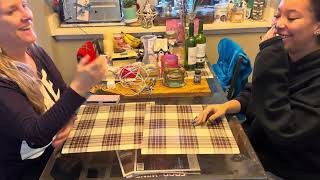 Mom And Daughter Arm Wrestling Feb 2O24