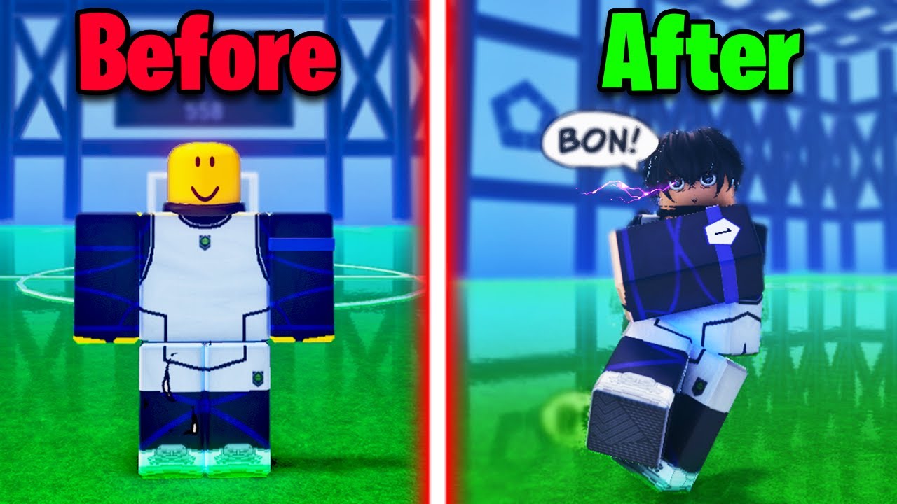 I Became The Best Striker In Roblox Bluelock… 