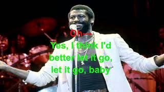 Love TKO Teddy Pendergrass Lyrics