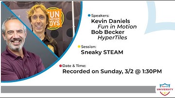"Sneaky STEAM" Toy Fair Seminar with Kevin Daniels & Inventor of HyperTiles, Bob Becker #steam