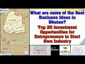 What are some of the best business ideas in bhutan
